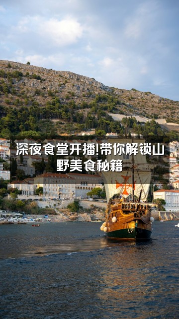 抖音林间营趣视频封面：深夜食堂开播！带你解锁山野美食秘籍